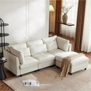 Racxily Divano letto 3 posti con cuscini